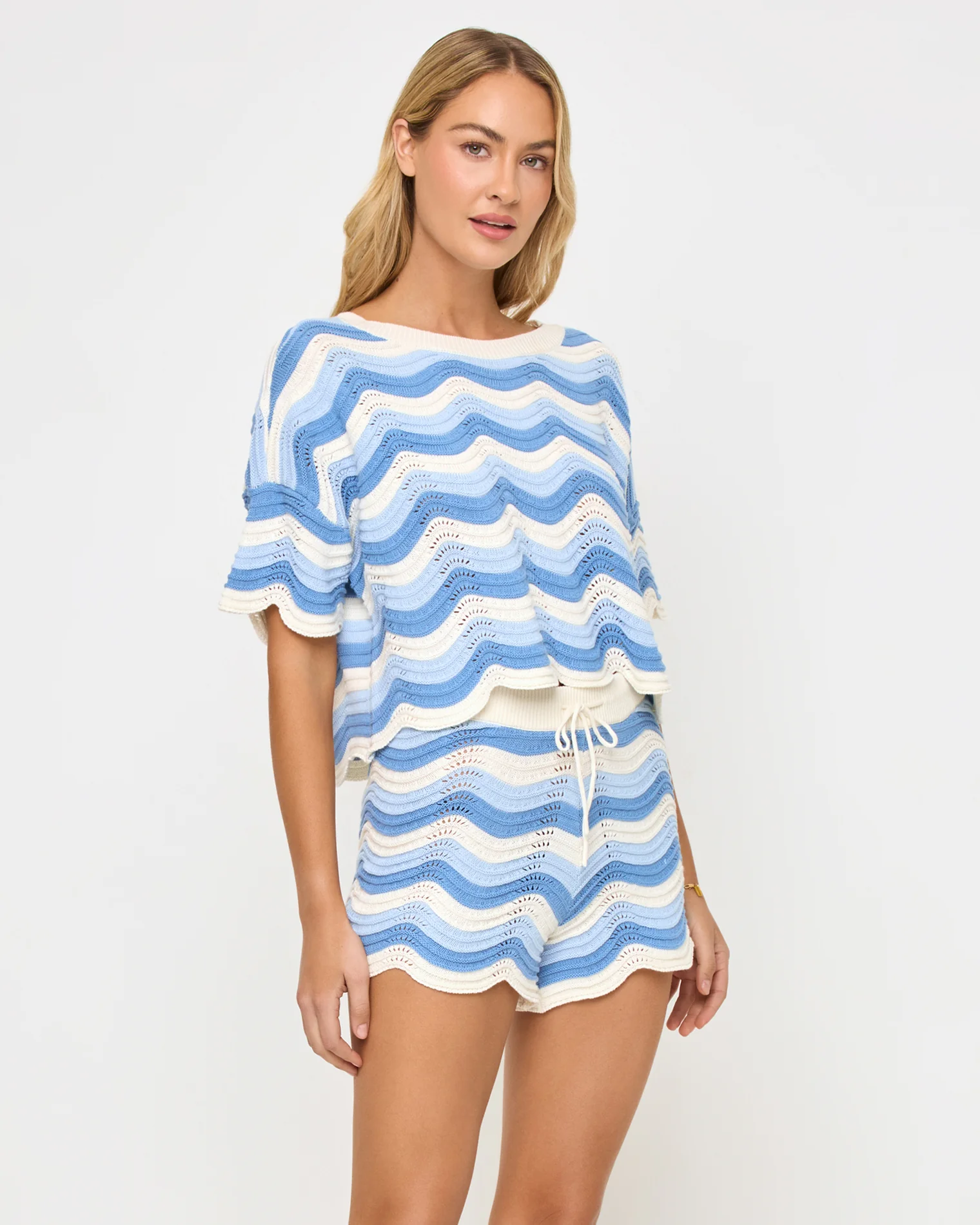 Make Waves Knit Short - Blue Crush - Image 4